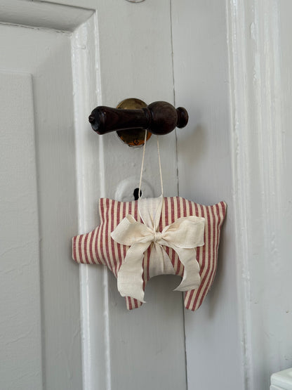 Julegris, rødstribet